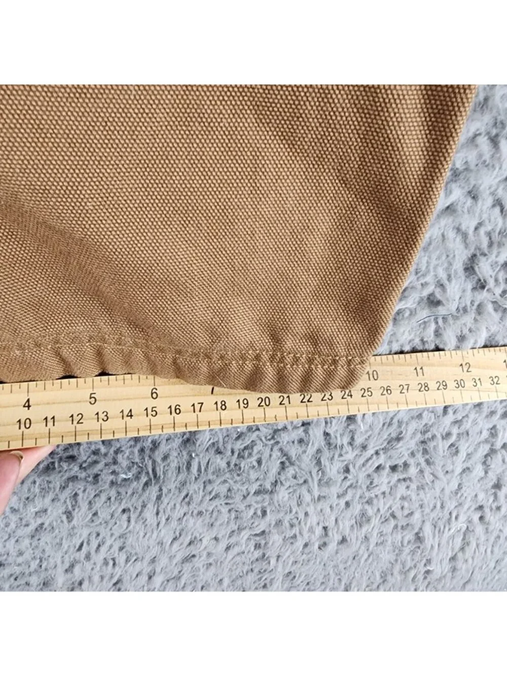 Duluth Pants Mens 40x30 Brown Double Knee Cotton Mid Rise Cargo